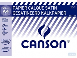 Canson kalkpapier ft 21 x 29,7 cm (A4), etui van 12 blad