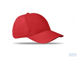Katoenen baseball cap Basie, rood