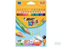 Bic kleurpotlood Ecolutions Evolution Triangle 12 potloden in een kartonnen etui