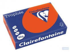 Clairefontaine TrophÃ©e Intens A4, 80 g, 500 vel, kardinaal rood