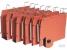 L'Oblique hangmappen voor kasten TUB ft 330 x 250 mm, V-bodem