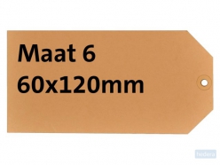Label HF2 karton Nr6 200gr. 60x120mm 1000 st.