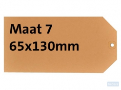Label HF2 karton Nr7 200gr. 65x130mm 1000 st.