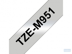 Brother TZe-M951 labelprinter-tape Zwart op zilver (TZE-M951)