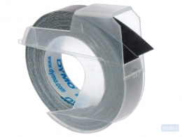 Labeling tape Dymo roll 9mmx3M glossy vinyl prof black