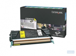 LEXMARK C524, C532, C534 tonercartridge geel high capacity 5.000 pagina's 1-pack Return program