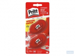 Glue roller Pritt Compact permanent 2nd half price on blister