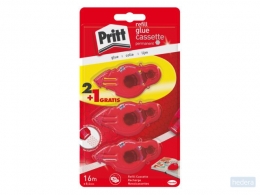 Pritt glue roller refill cartridge permanent 2+1 free blister