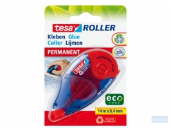 Tesa Roller navulbare lijmroller permanent ecoLogo, ft 8,4 mm x 14 m, op blister