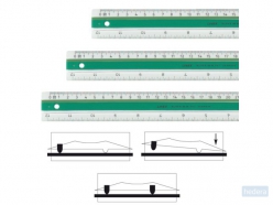 LINEX Super Series liniaal 30 cm s30mm groen