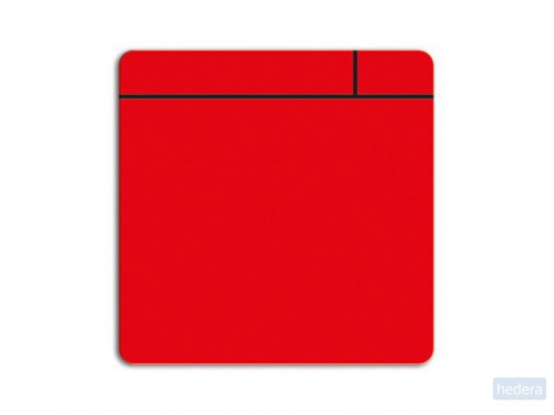 Magneetfolie Scrum rood, set van 5 stuks