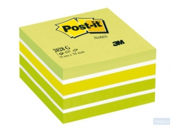 Post-It Notes kubus, 450vel, ft 76 x 76 mm, groen