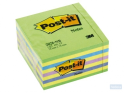 Post-it Notes kubus, 450 vel, ft 76 x 76 mm, blauw-groen tinten