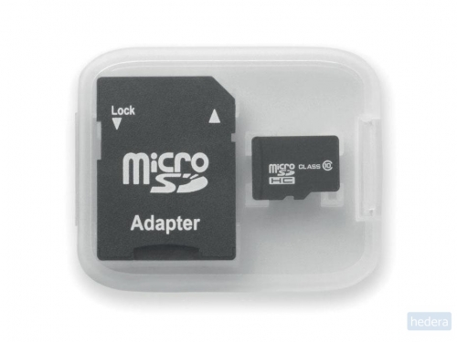 Micro SD kaart 8GB, adapter Microsd, transparant