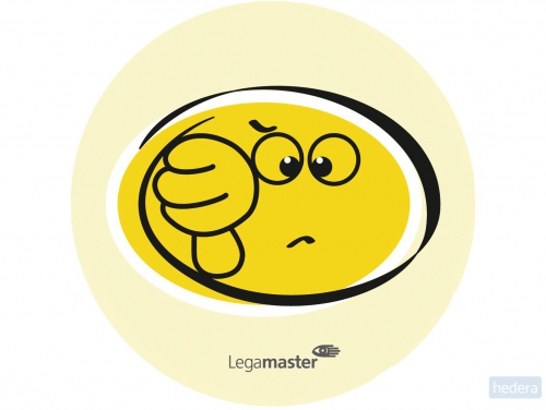 Legamaster workshopkaart emoticon 95mm smile-sad 100st