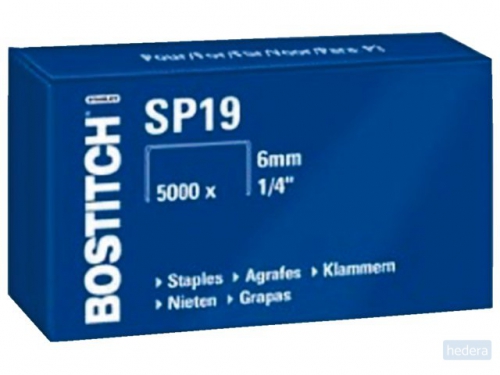 Bostitch nietjes STCR211506Z, 6 mm, voor B8R, B8HC, B8HDP, B8P, B8E, doos van 5.000 nietjes