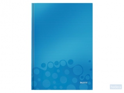 Notitieboek Leitz WOW A4 gelinieerd blauw