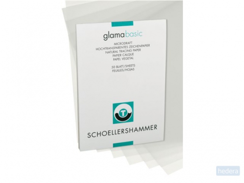 Transparantpapier Glama A3 80g/m2 bl.50 vel VF5003671