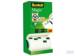 Scotch plakband Scotch Magic Tape, value pack 12 + 2 rollen gratis