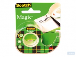 Plakband Scotch Magic 810 19mmx7.5m onzichtbaar   afroller