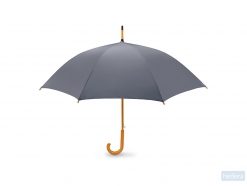 Paraplu met houten handvat Cumuli, grijs