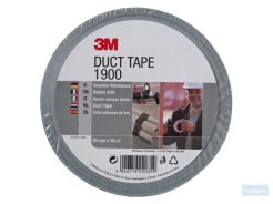 3M duct tape 1900, ft 50 mm x 50 m, zilver