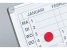 Planbord Softline profiel 8mm, Verticaal jaar, GB incl. maand-/dagen-/cijferstroken