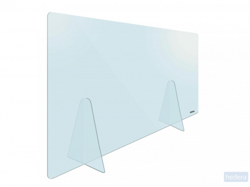 Plexiglas tafelscherm H65xB100 cm