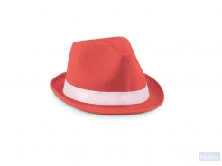 Polyester zonnehoed Woogie, rood