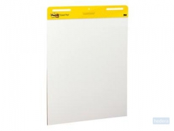 Post-it meeting chart, ft 63,5 x 76,2 cm, gerecycleerd, blok van 30 vel, pak van 2 stuks