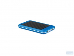 PowerBank 4000 mAh Solarflat, royal blauw