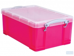 Really Useful Box opbergdoos 9 liter, transparant helroze