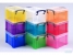Really Useful boxes transparante opbergdoos 1,6 l geel