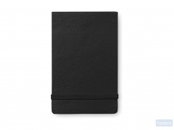 Rechthoekig notitieboek Steno, zwart