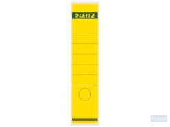 Leitz rugetiketten ft 6,1 x 28,5 cm, geel