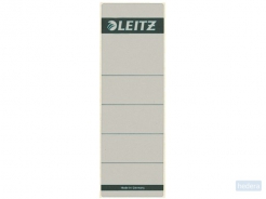 Leitz rugetiketten ft 6,1 x 19,1 cm, grijs