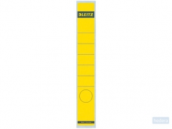 Rugetiket Leitz smal/lang 39x285mm zelfklevend geel