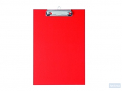 Schrijfplaat A4 MAUL, overtrokken met glanspapier, rood