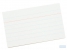 Systeemkaart Qbasic 90x55mm lijn   rode koplijn 210gr wit