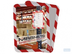 Tarifold tas met magnetische rug, ft A4, rood/wit, pak van 2 stuks