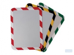Tarifold tas met magnetische strips, ft A3, rood/wit, pak van 2 stuks