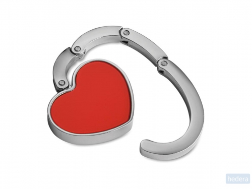 Tassendrager in hartvorm Shirlin, rood