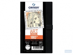 Tekenboek Canson Art 84x140mm 180graden 96gram 80vel