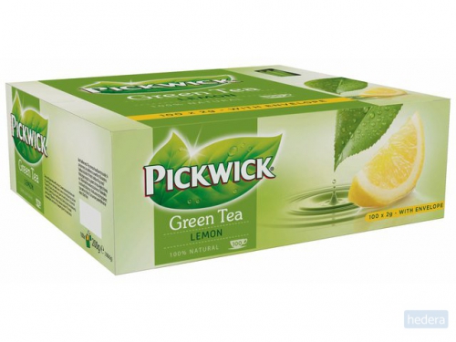 Pickwick Thee groene thee citroen envelop 2gr