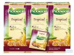 Pickwick thee, tropische vruchten, pak van 25 zakjes