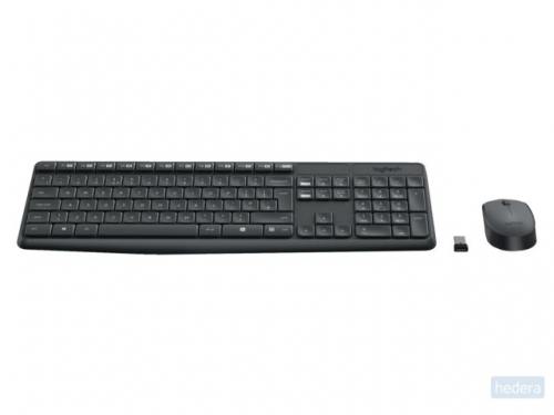 Logitech MK235 Wireless Keyboard and Mouse Combo toetsenbord USB QWERTY US International Grijs (920-007931)