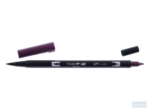 Tombow ABT Dual Brush Pen, Dark plum