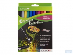 Tombow ABT Dual Brush Pen, set van 12 primaire kleuren