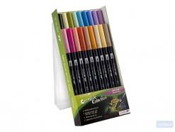 Tombow ABT Dual Brush Pen, set van 18 secundaire kleuren