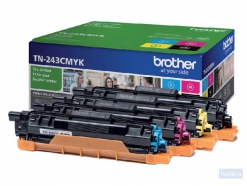 Tonercartridge Brother TN-243 zwart + 3 kleuren